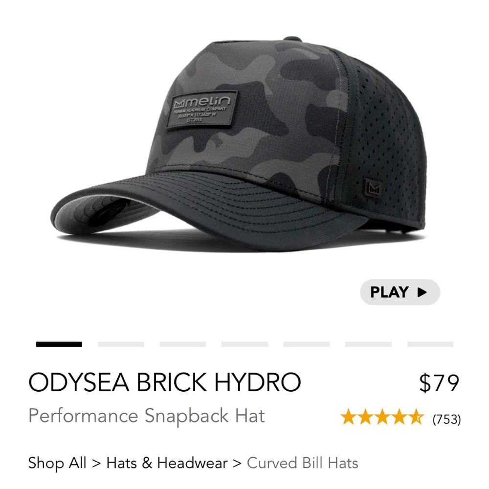 Melin Camo CL Hydro Hat